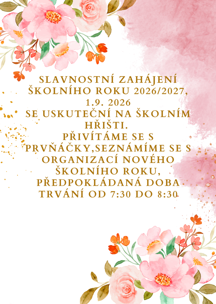 Slavnostní zahájení školního roku